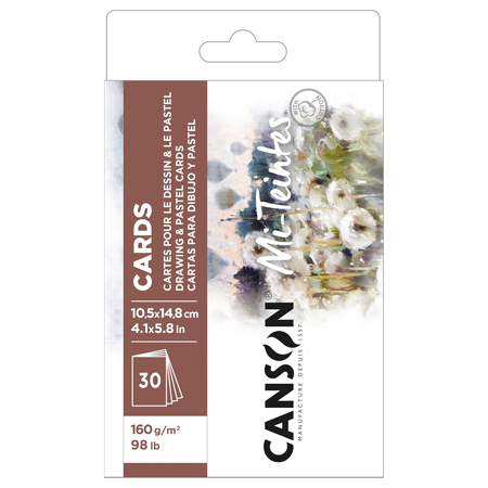 Canson Mi-Teintes - postcard - 30 sheets 160g/m² - 10,5x14,8cm (A6)