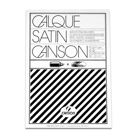 Canson Satin tracing paper pad - 50 sheets 90g/m²
