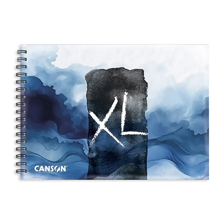 Canson xl Aquarelle - album aquarelle spiralé - couverture rigide - 30 feuilles - 14.8x21cm (A5) 300g/m² - grain fin