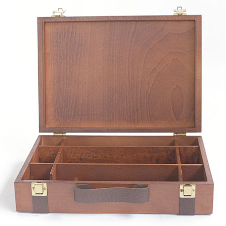 Cappelletto Empty wooden box - adjustable dividers - 23x33cm