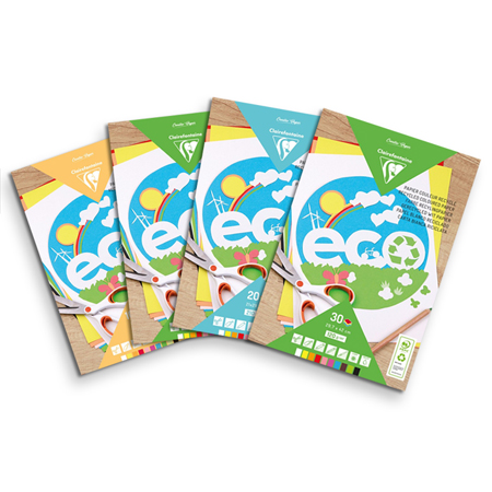 Clairefontaine Gerecycled Papier - blok gekleurd papier