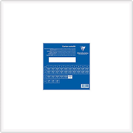 Clairefontaine Canvas board - white universal coating - 4mm thickness