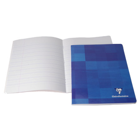 Clairefontaine Matris - stapled notebook - pressboard cover - 17x22cm - 64 pages - double line