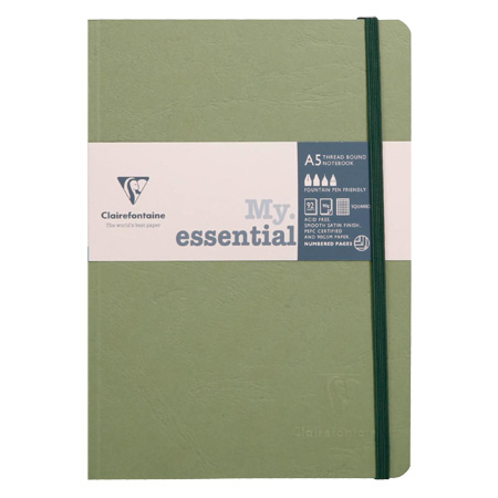 Clairefontaine Age Bag My essentials - cahier cousu - 192 pages - 14.8x21cm (A5)