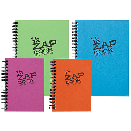 Clairefontaine 1/2 Zap Book - wirebound sketchbook - soft cover - 80 sheets 80g/m²