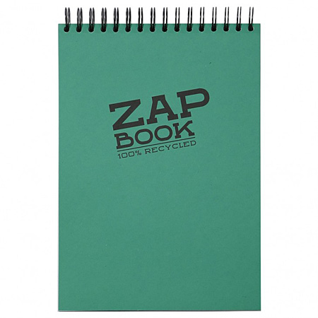 Clairefontaine Zap Book - wirebound sketchbook (short side) - soft cover - 160 sheets 80g/m² - 21x29.7cm (A4)