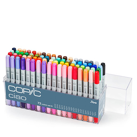 Copic Ciao - plastic box - assorted layout markers