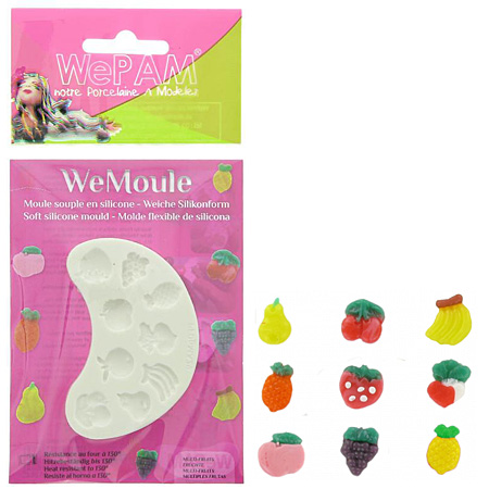WePAM WeMoule - silicone push mould - multi fruits