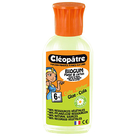 Cléopâtre Biogum - glue for paper & cardboard - 55g bottle