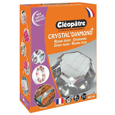 Cléopâtre Résine Crystal'Diamond - résine époxy d'inclusion