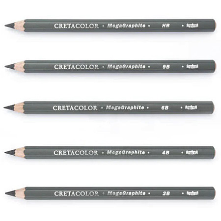 Cretacolor Mega Graphite Pencil - crayon graphite