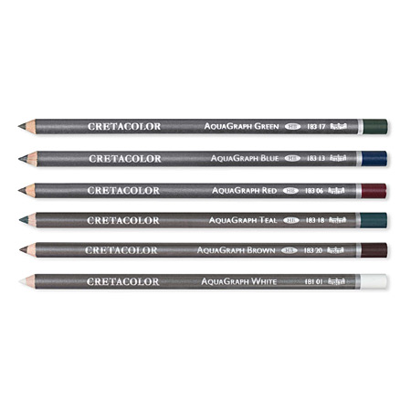 Cretacolor AquaGraph - watersoluble coloured graphite pencil - HB