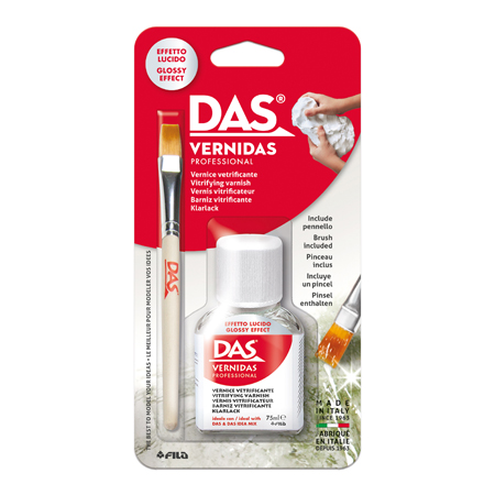 Das Vernidas Professional - set de 1 flacon 75ml de vernis vitrificateur & 1 pinceau