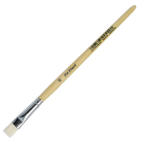 Da Vinci School brush - series 29 - bristles - flat - short handle