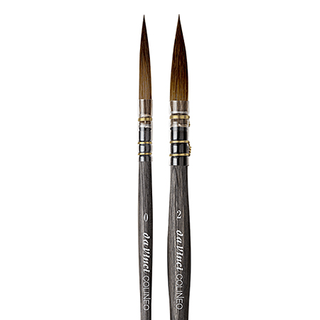 Da Vinci Colineo - brush series 412 - synthetic kolinsky fibres - long pointed mop - short handle