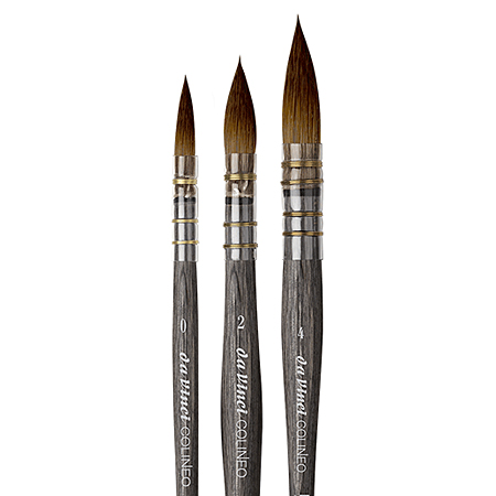 Da Vinci Colineo - brush series 442 - synthetic kolinsky fibres - pointed mop - short handle