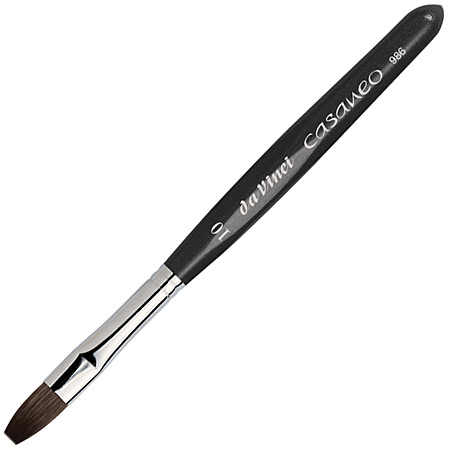 Da Vinci Casaneo XS - brush series 986 - synthic fibres - flat - short handle - n.10