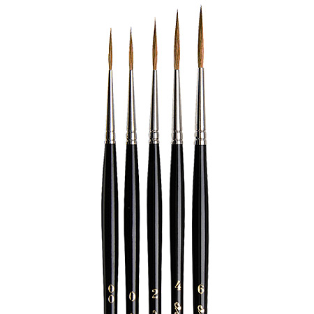 Da Vinci Brush series 1105 - kolinsky sable - round - short handle