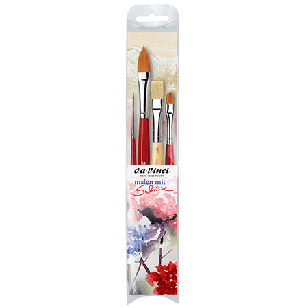 Da Vinci Signature Set by Sabine Dreher - set de 4 pinceaux aquarelle