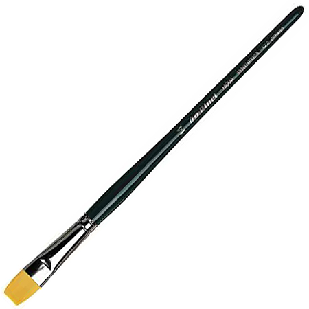Da Vinci Nova - brush series 122 - golden synthetic - flat - short handle