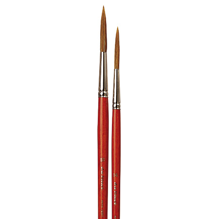 Da Vinci Brush series 1287 - ox-ear hair - round - long handle