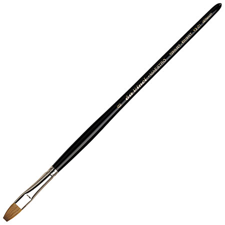 Da Vinci Brush series 1301 - kolinsky sable - flat - short handle