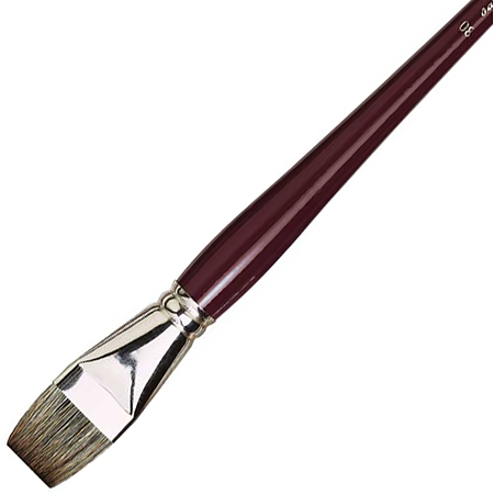 Da Vinci Brush series 1840 - fitch - flat - long handle
