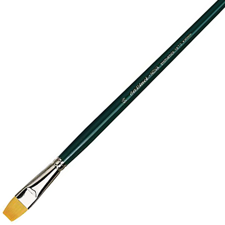 Da Vinci Nova - brush series 1870 - golden synthetic - flat - long handle