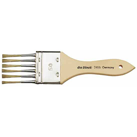 Da Vinci Brush series 2466 - hog bristles - comb - decoration handle