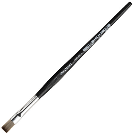Da Vinci Synthetics - brush series 3374 - synthetic grey - flat - short handle