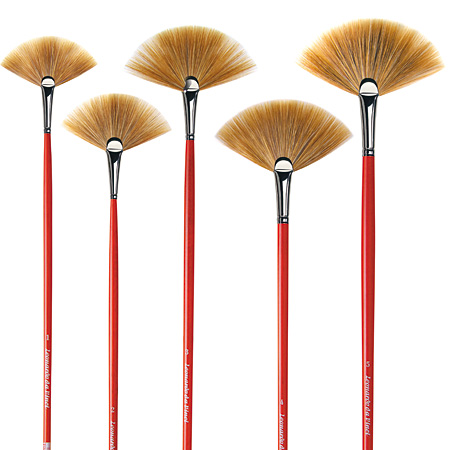 Da Vinci Brush series 406 - ox-ear hair - fan - long handle