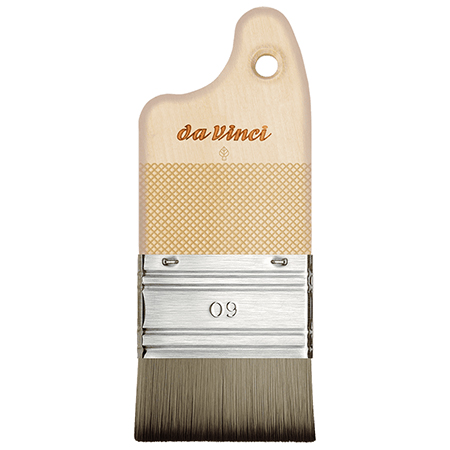 Da Vinci Fit Synthetics Paddle Brush - spalter série 5077 - fibres synthétiques - manche extra-court