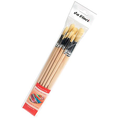 Da Vinci - Set of 10 brushes - series 7779 - bristle hair - round - long handle