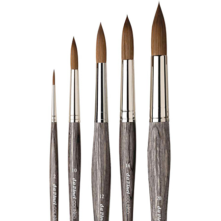 Da Vinci Colineo - brush series 5522 - synthetic kolinsky fibres - round - short handle