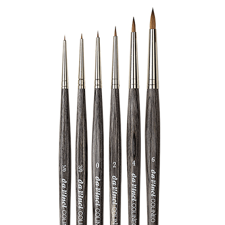 Da Vinci Colineo - brush series 5526 - synthetic kolinsky fibres - round & short - short handle