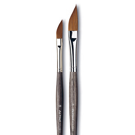 Da Vinci Colineo - pinceau série 5527 - fibres synthétiques imitation martre kolinsky - forme sifflet - manche court