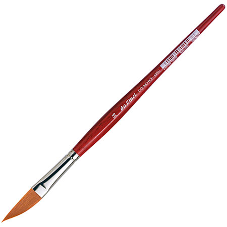 Da Vinci Cosmotop-Spin - penseel serie 5587 - synthetisch licht bruin - vorm biezentrekker - korte steel