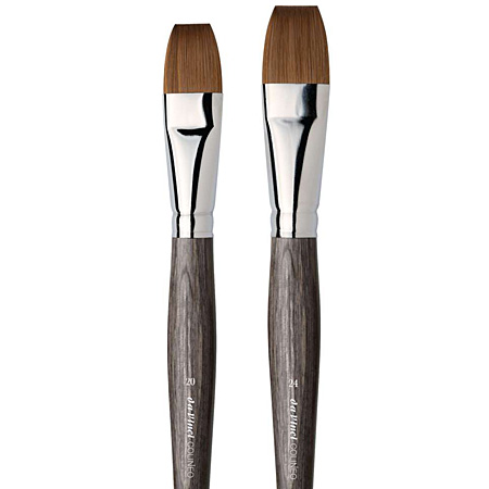 Da Vinci Colineo - brush series 5822 - synthetic kolinsky fibres - flat - short handle