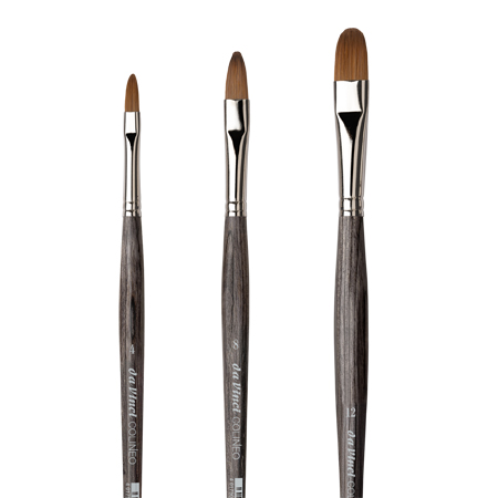 Da Vinci Colineo - penseel serie 5825 - synthetische vezels kolinsky imitatie - vorm kattetong - korte steel