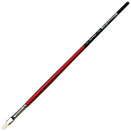 Da Vinci Maestro2 - brush series 7123 - white bristles - flat - long handle