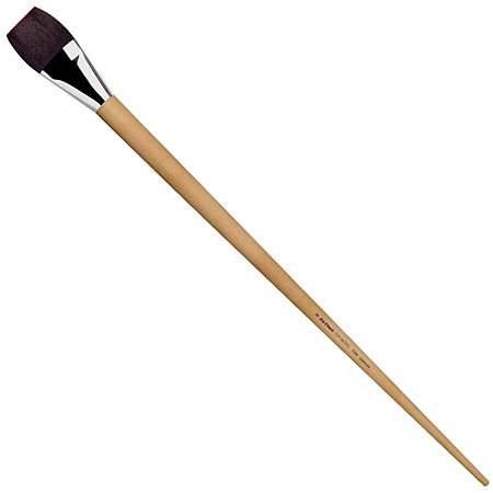 Da Vinci Top-Acryl - brush series 7189 - sepia synthetic - flat - long handle 60 cm
