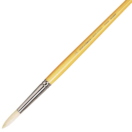 Da Vinci Maestro - brush series 7700 - white interlocked hog bristle - round - long handle