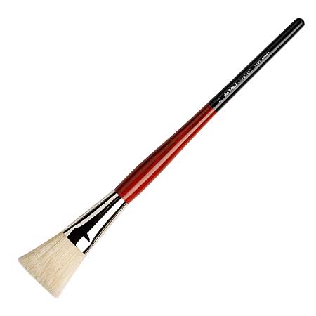Da Vinci Maestro2 - brush series 7823 - white bristles - flat with chisel edge - long handle