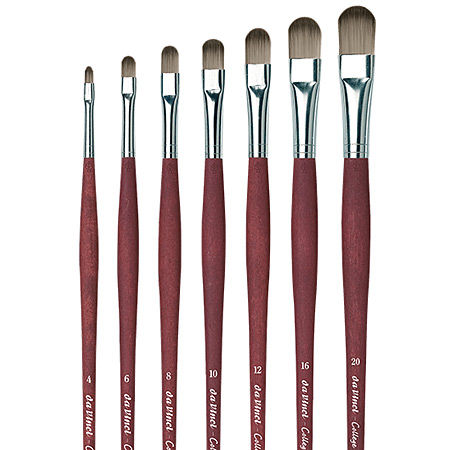 Da Vinci College - brush serie 8750 - synthetic - filbert - long handle