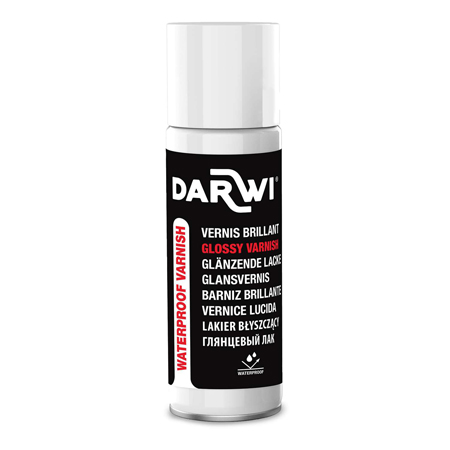 Darwi Waterproof Varnish - waterbestendige vernis - anti-UV - glanzend - spuitbus 250ml