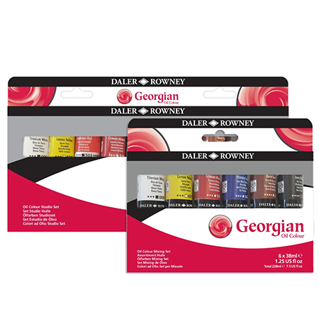 Daler-Rowney Georgian - set de tubes 38ml d'huile fine