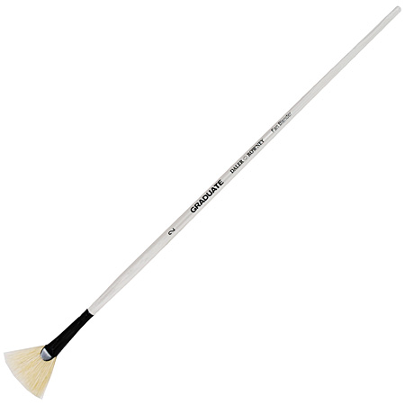 Daler-Rowney Graduate - brush - bristles - fan - short handle - n.2