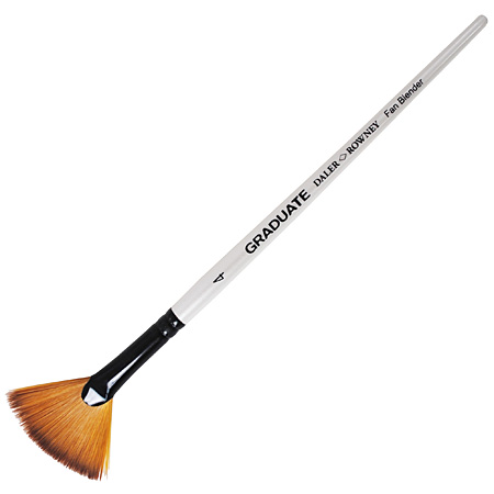 Daler-Rowney Graduate - brush - synthetics - fan - short handle - n.4