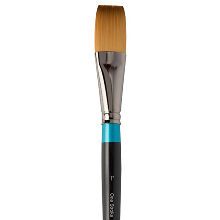 Daler-Rowney Aquafine - brush series 21 - synthetic - flat & long - short handle