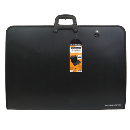 Daler-Rowney Graduate Zip Folio - porte-document - tissu résistant à l'eau - fermeture éclair - compartimenté